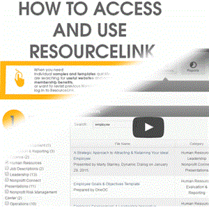 Picture of How to Access and Use ResourceLink