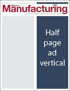 Picture of Midwest Manufacturing Journal - Half page vertical ad