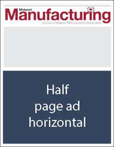Picture of Midwest Manufacturing Journal - Half page horizontal ad