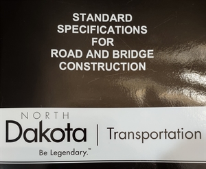 Picture of 2025 NDDOT Standard Specifications Book