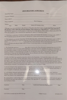 Picture of VA118 - Spot Delivery Agreement