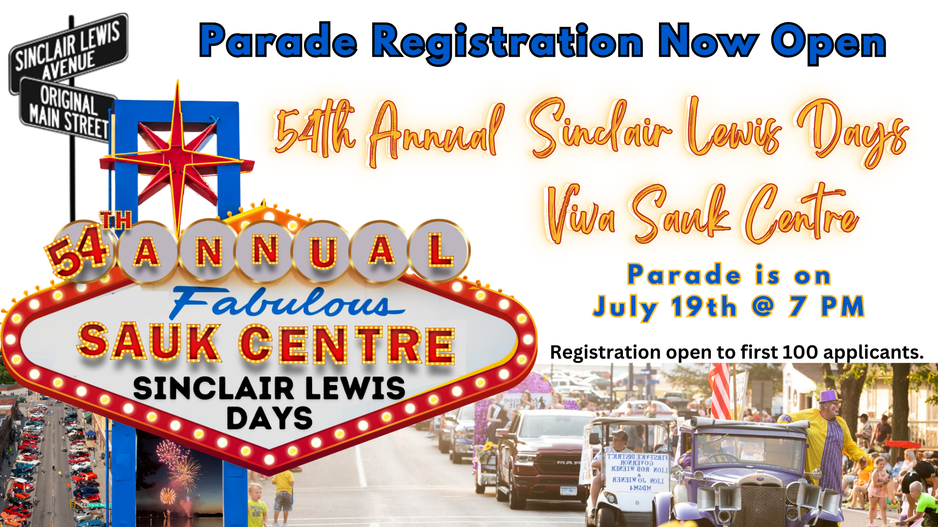 Parade Registration Now Open